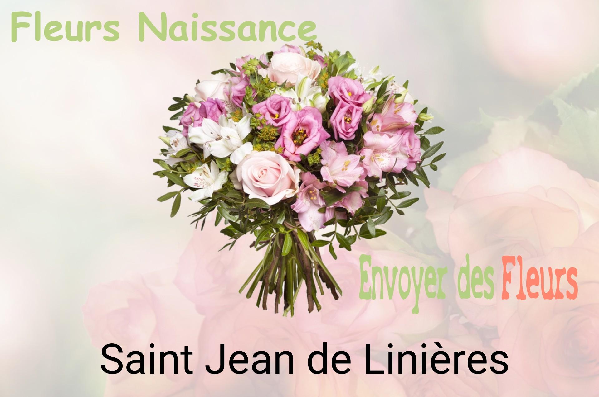 Bouquet de fleurs de naissance livré à Saint-Jean-de-Linières